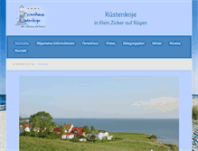 Tablet Screenshot of kuestenkoje.de